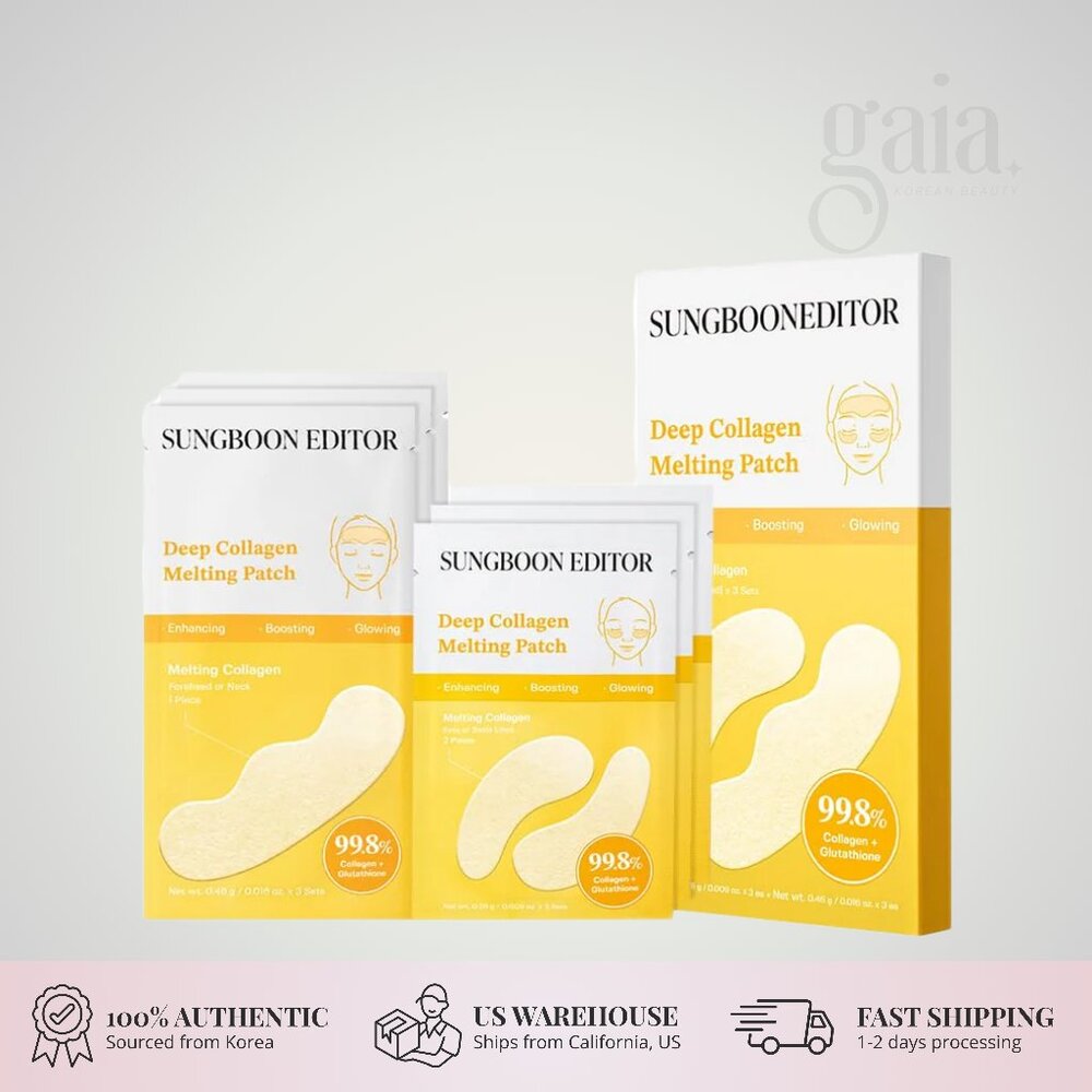 SUNGBOON EDITOR Deep Collagen Melting Patch Set – Firming & Wrinkle Care